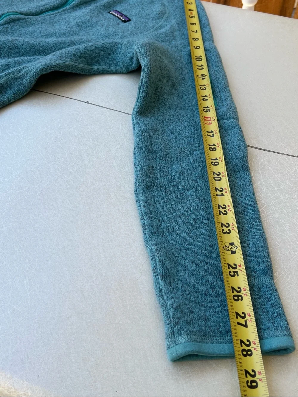 Patagonia Better Sweater Dark Speckled Teal Women’s Size Medium